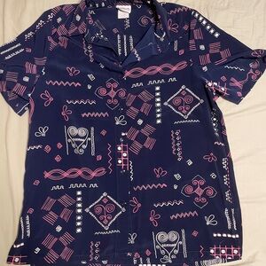 Bon Worth Kids Navy and Pink Graphic Shirt